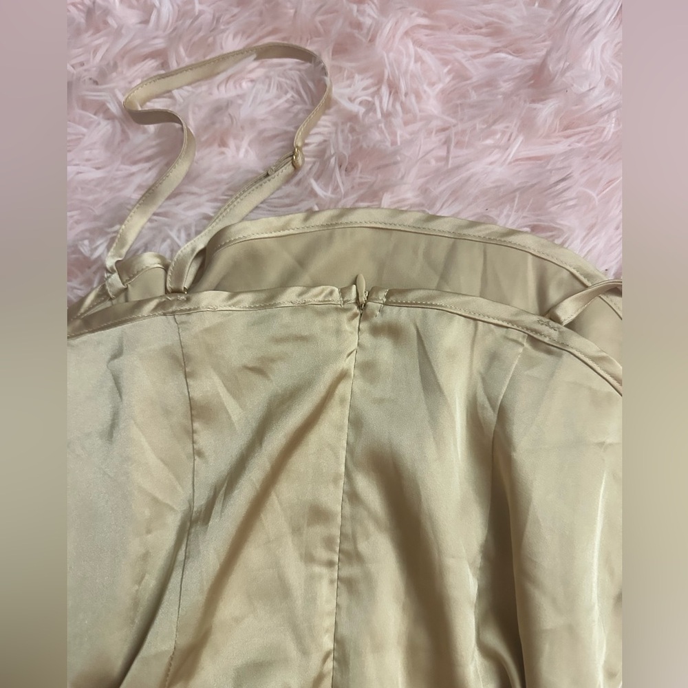 WeWoreWhat gold camisole bodysuit - Picture 5 of 7
